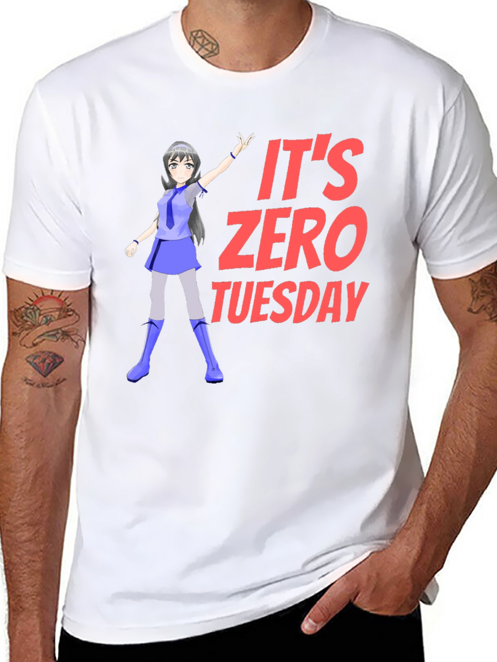 Its Zero Tuesday T-Shirt Anime Girl Tee