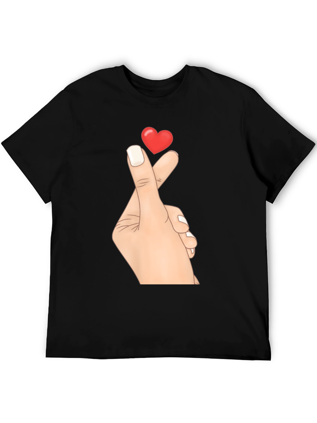Korean Heart Sign T-Shirt - Express Your Love!