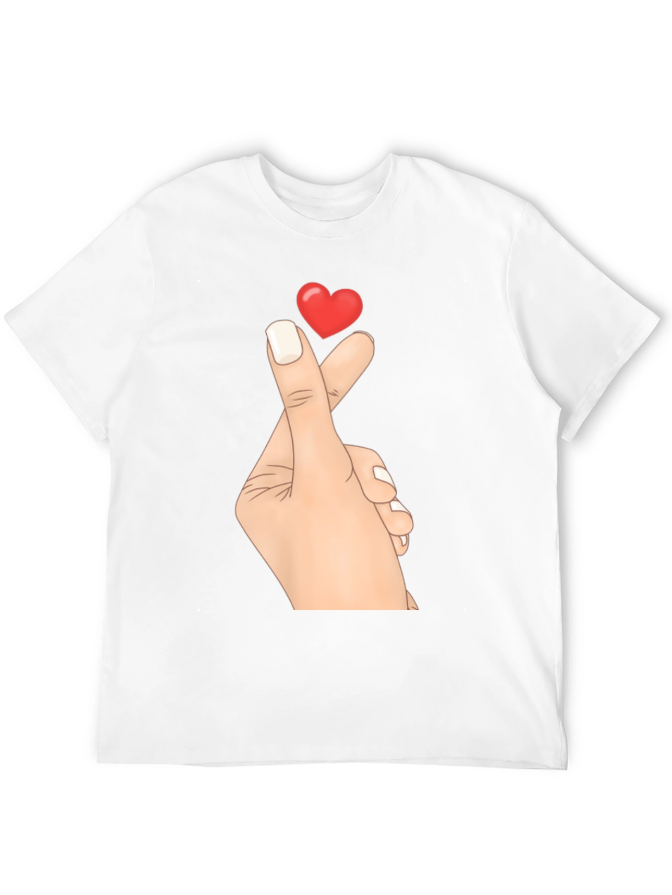 Korean Heart Sign T-Shirt - Express Your Love!
