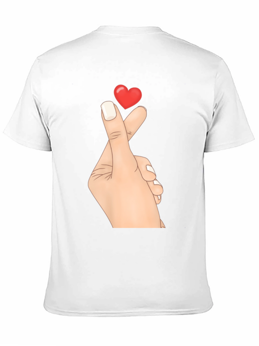 Korean Heart Sign T-Shirt - Express Your Love!