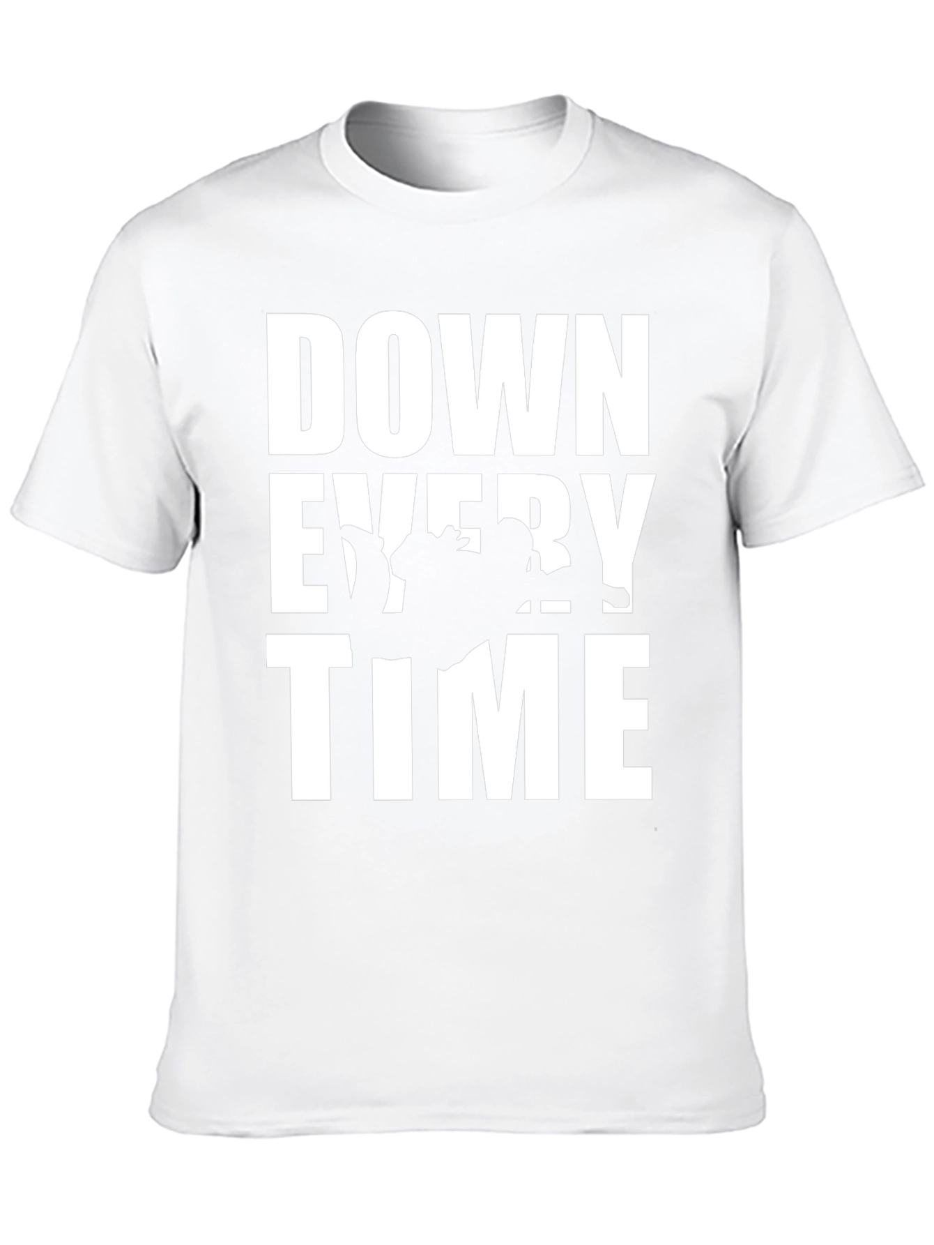 Down Every Time Black Graphic Tee