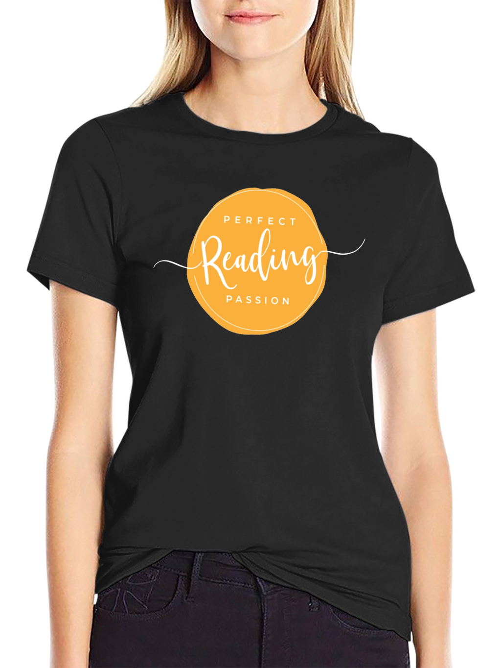 Perfect Reading Passion Black T-Shirt
