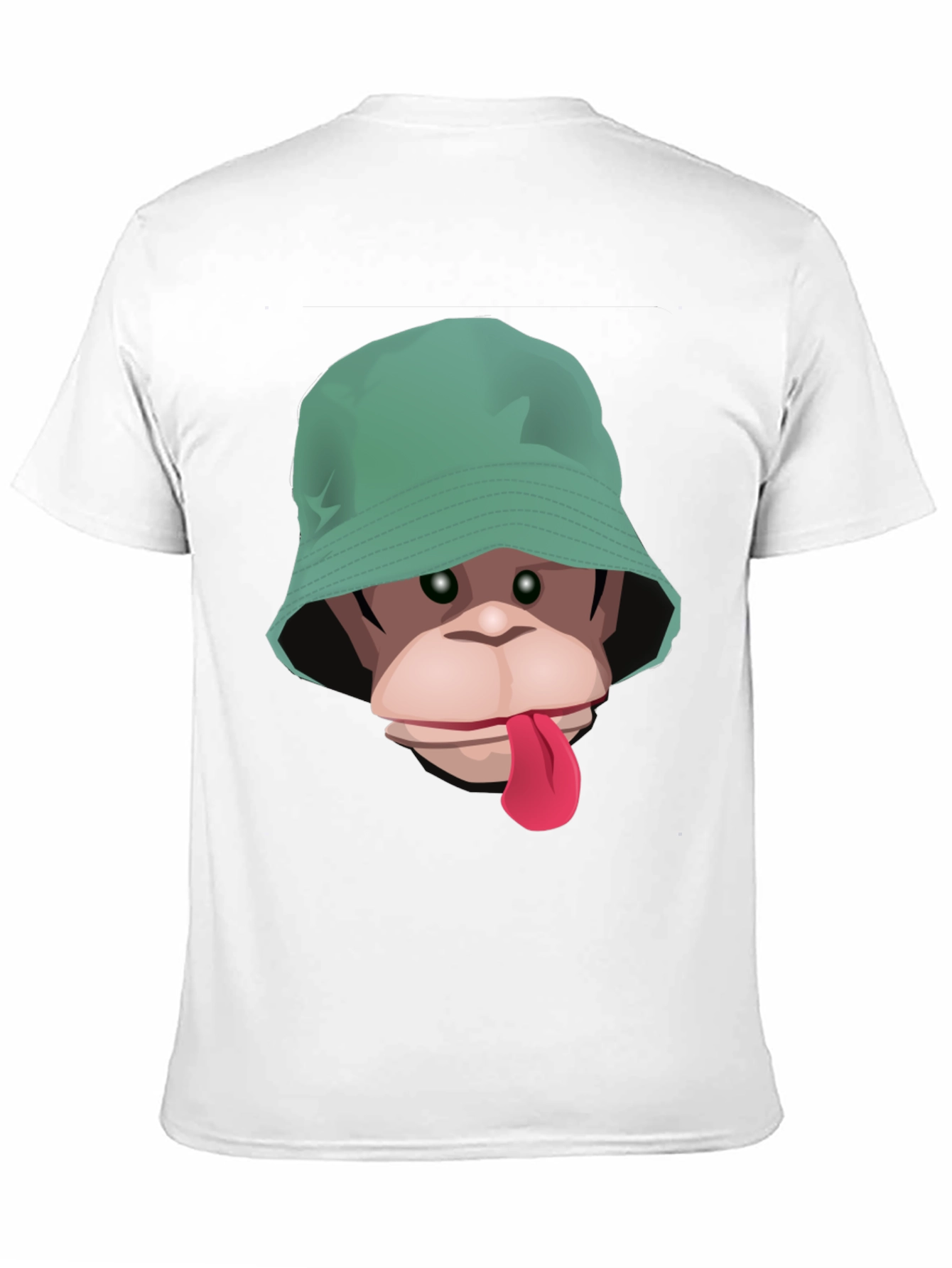 Monkey Bucket Hat T-Shirt - Graphic Tee