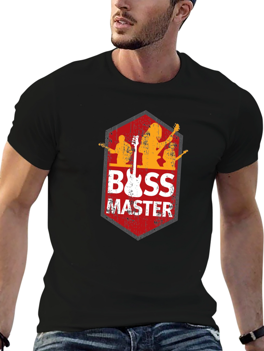 Bass Master Graphic Tee - Musicians T-Shirt