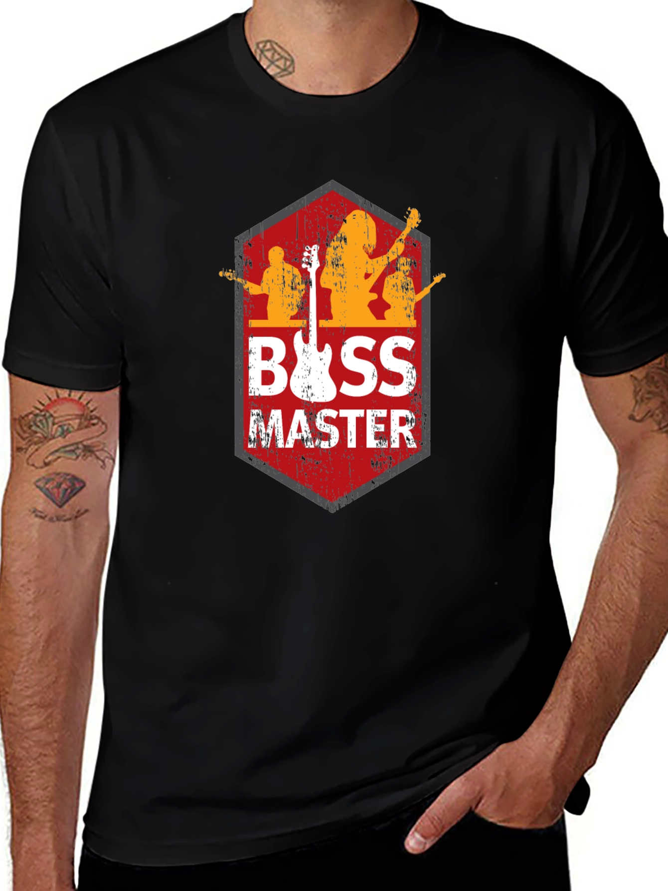 Bass Master Graphic Tee - Musicians T-Shirt