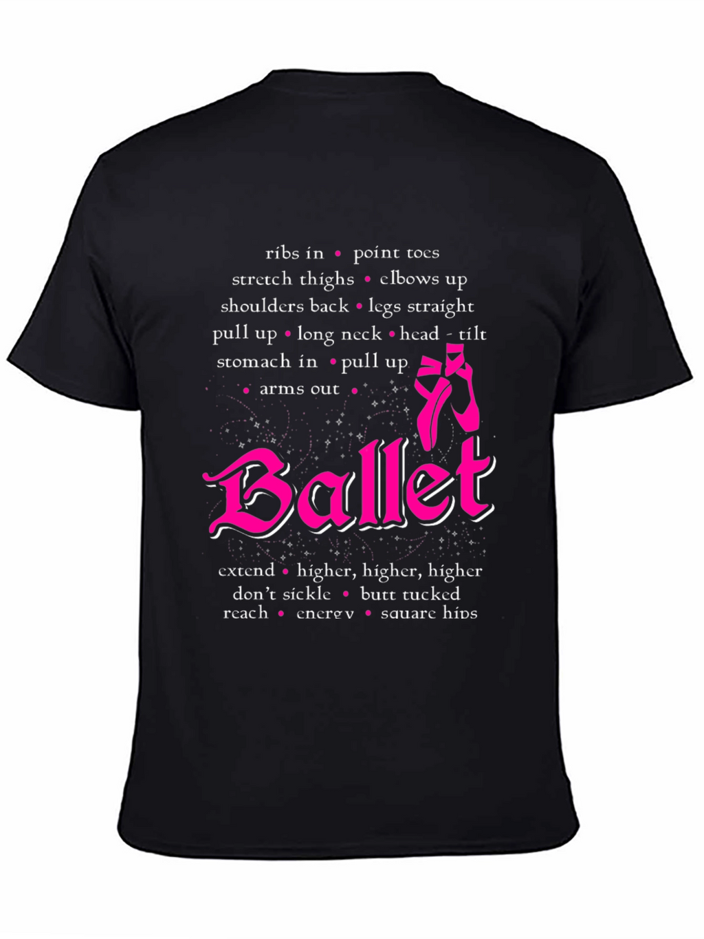 Ballet Dancer T-Shirt Ballet Positions Tee