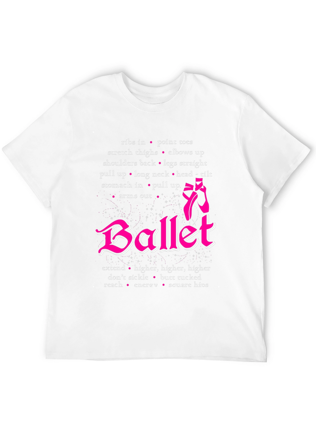 Ballet Dancer T-Shirt Ballet Positions Tee