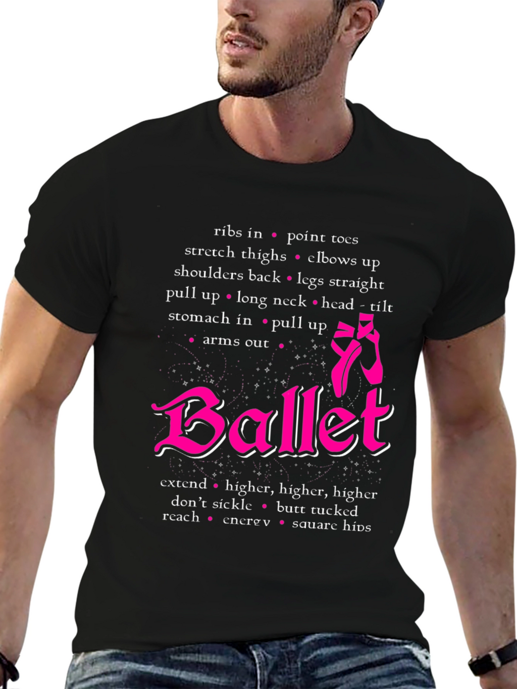 Ballet Dancer T-Shirt Ballet Positions Tee