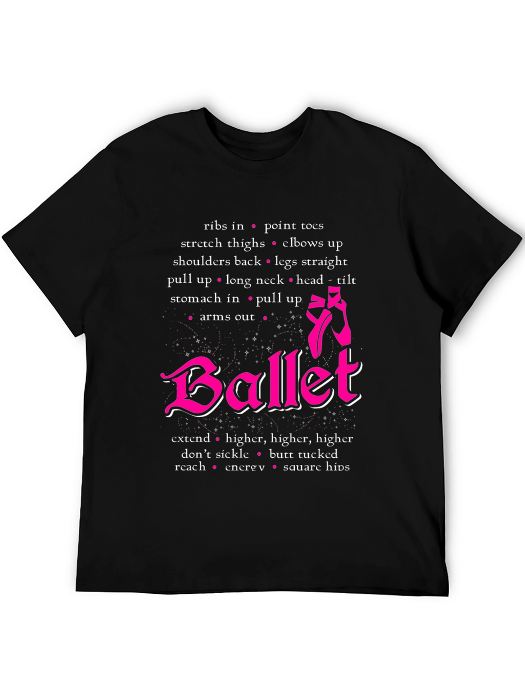 Ballet Dancer T-Shirt Ballet Positions Tee