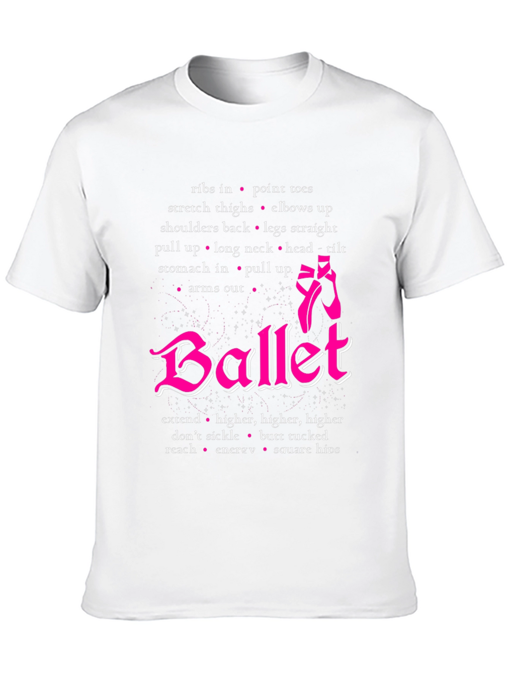 Ballet Dancer T-Shirt Ballet Positions Tee