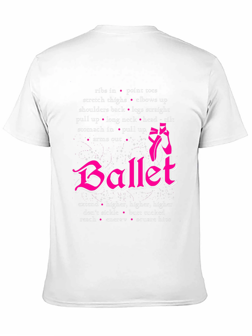 Ballet Dancer T-Shirt Ballet Positions Tee