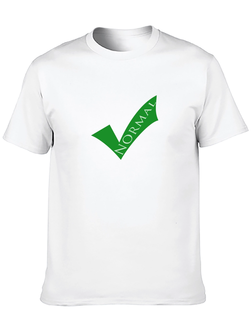 Normal Checkmark Graphic Tee - Soft Cotton Blend