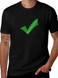 Normal Checkmark Graphic Tee - Soft Cotton Blend