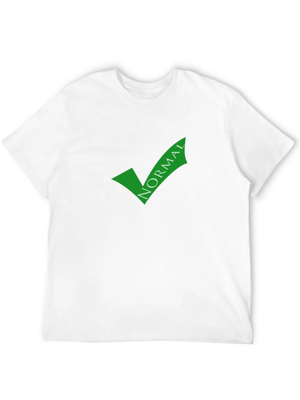 Normal Checkmark Graphic Tee - Soft Cotton Blend