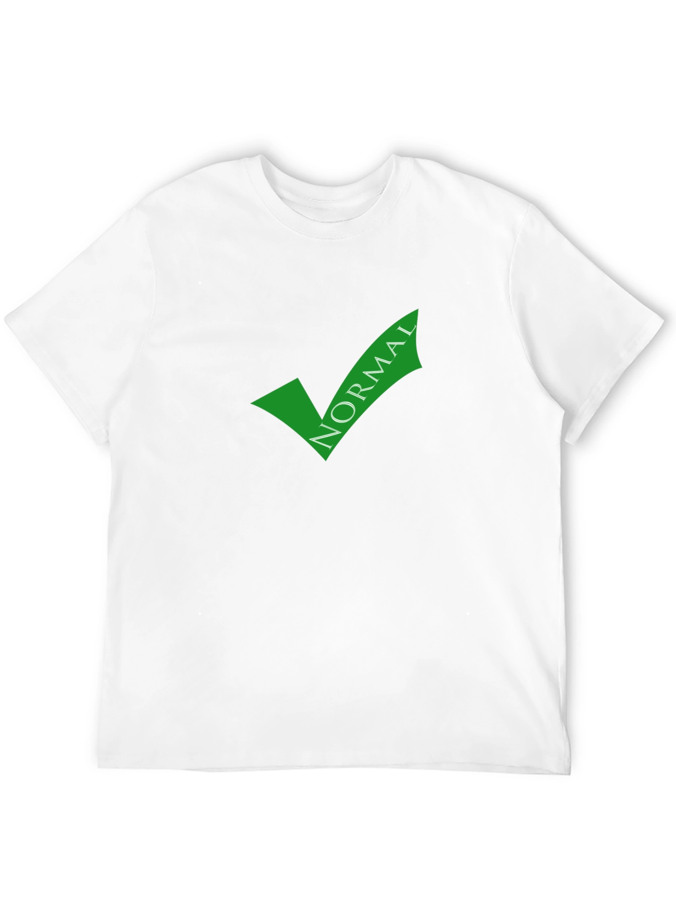 Normal Checkmark Graphic Tee - Soft Cotton Blend