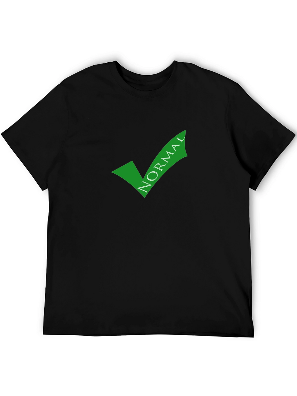 Normal Checkmark Graphic Tee - Soft Cotton Blend