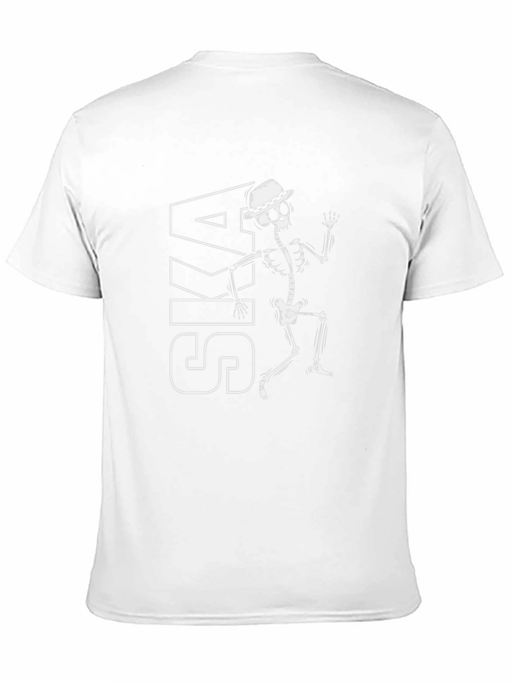 Ska Skeleton Graphic T-Shirt - Black