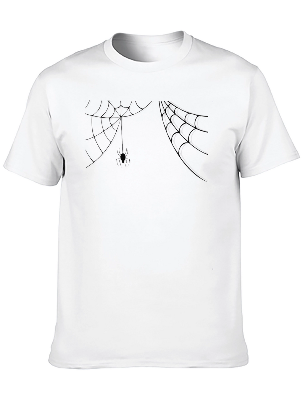 Spider Web T-Shirt - Creepy Halloween Style