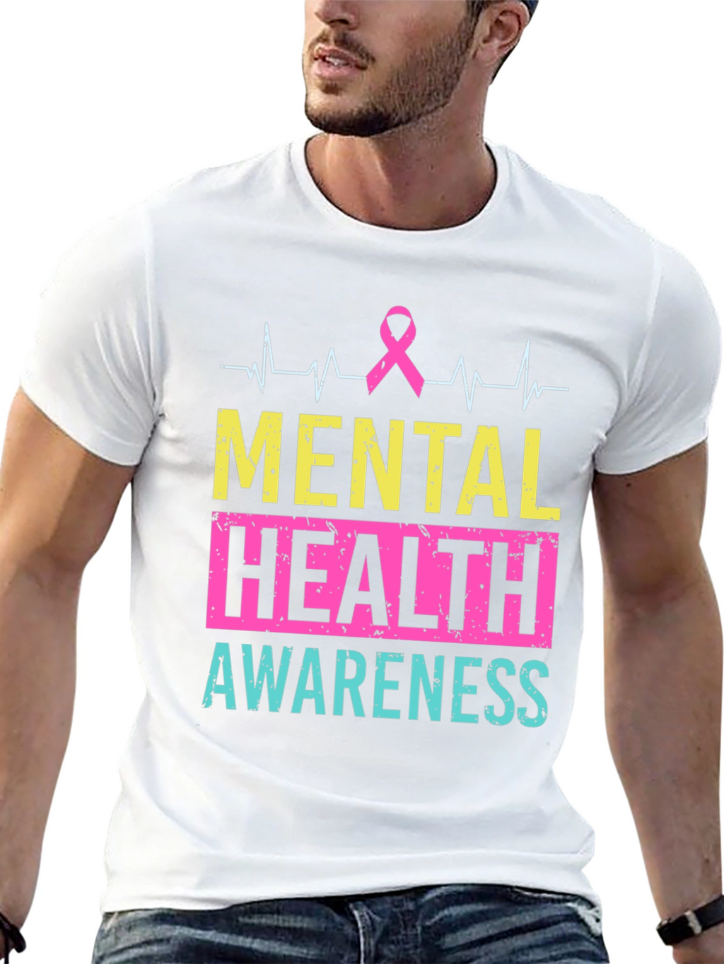 Mental Health Awareness T-Shirt - Black