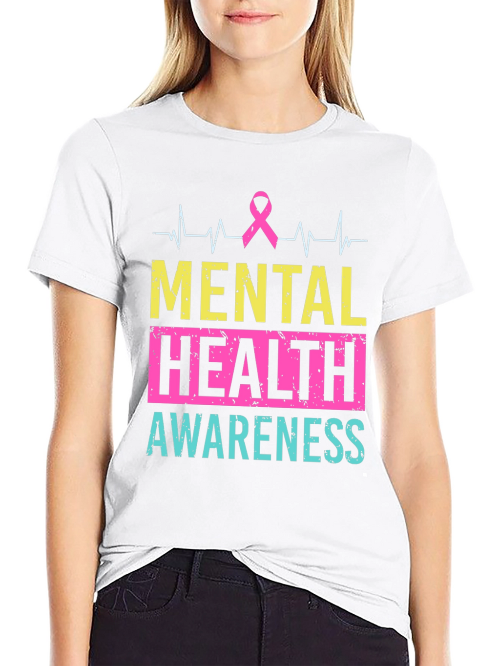 Mental Health Awareness T-Shirt - Black