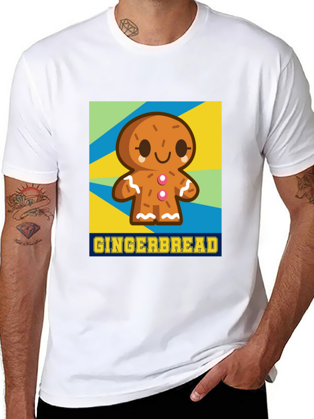 Gingerbread Graphic T-Shirt