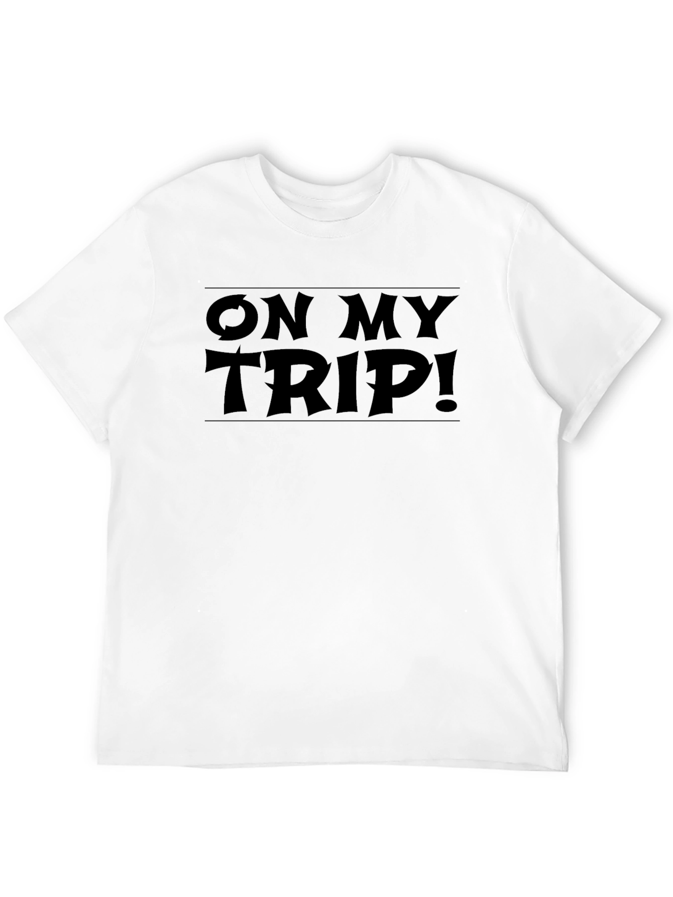 On My Trip! Graphic T-Shirt - Black
