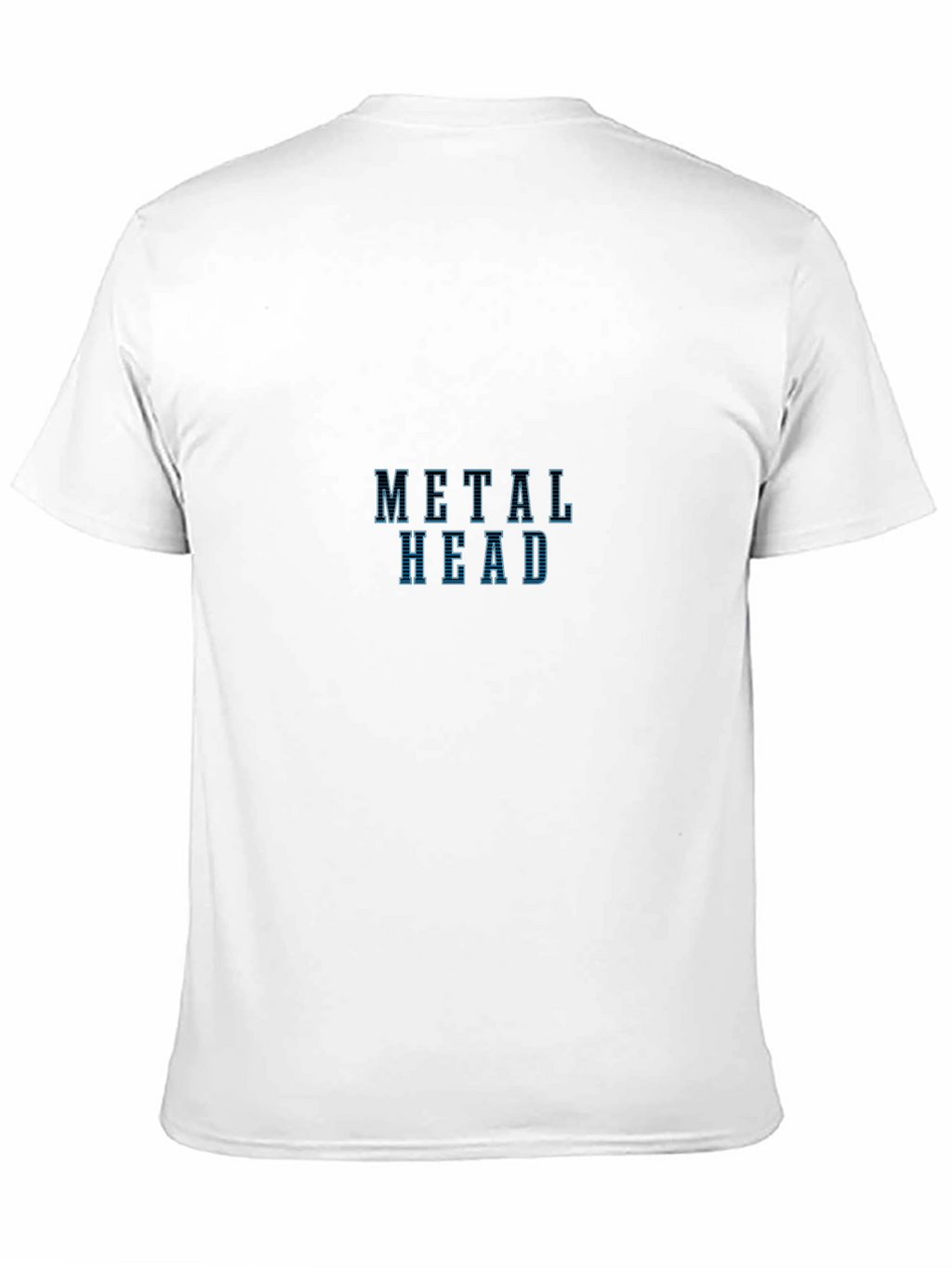 Metal Head Graphic T-Shirt - Black Crew Neck Tee