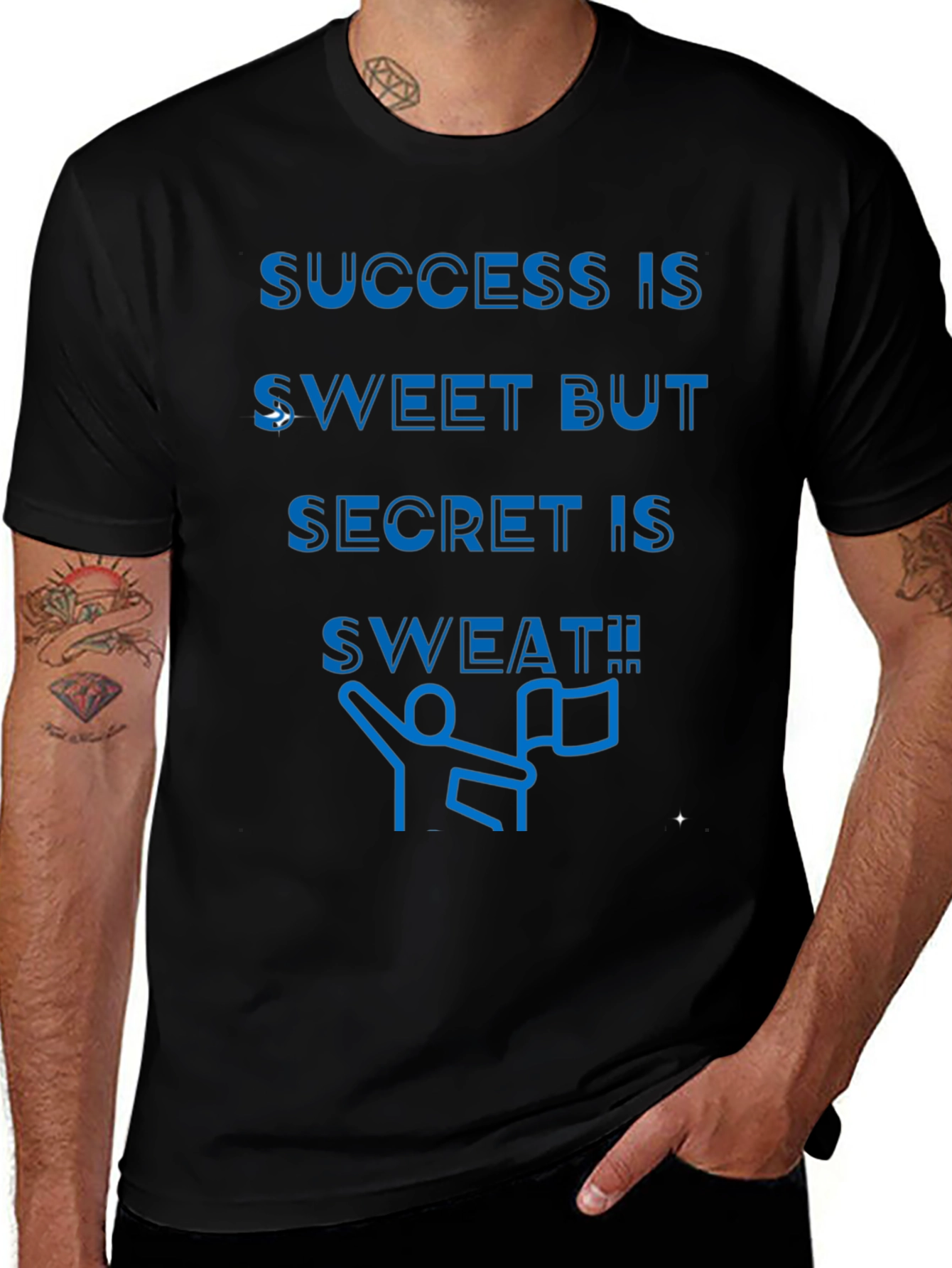 Success is Sweat T-Shirt - Motivational Graphic Tee