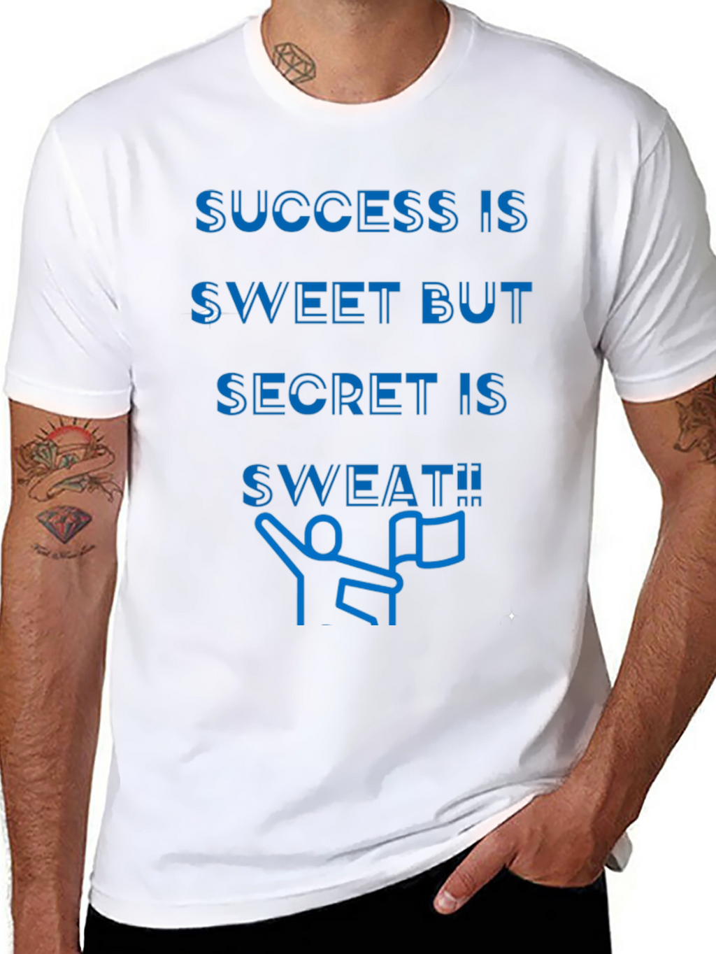 Success is Sweat T-Shirt - Motivational Graphic Tee