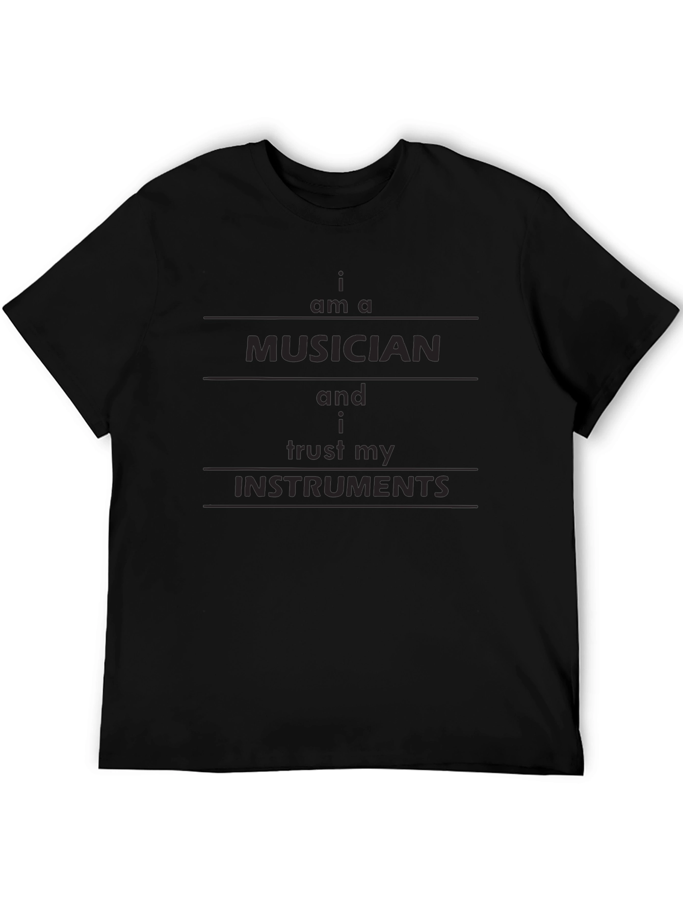 Musician Trust Instruments Black T-Shirt