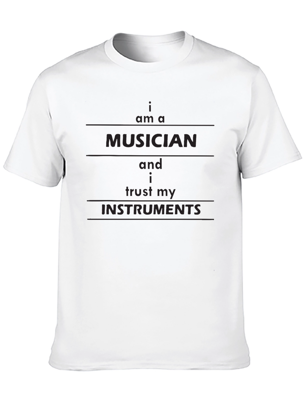 Musician Trust Instruments Black T-Shirt
