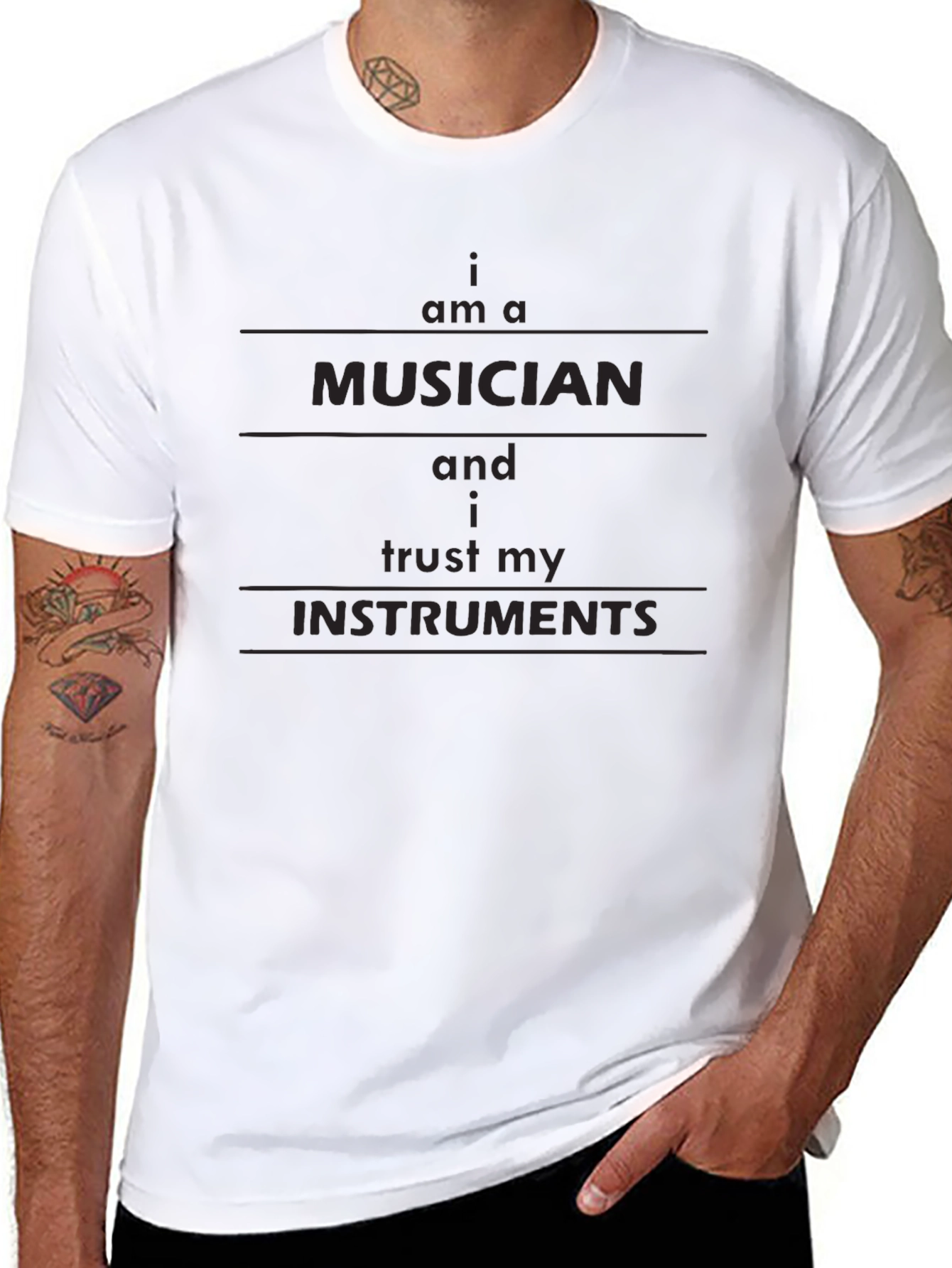Musician Trust Instruments Black T-Shirt