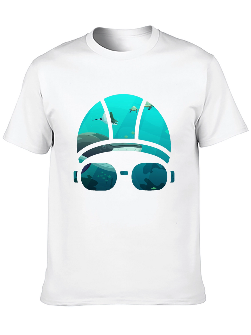 Ocean View Graphic Tee - Black