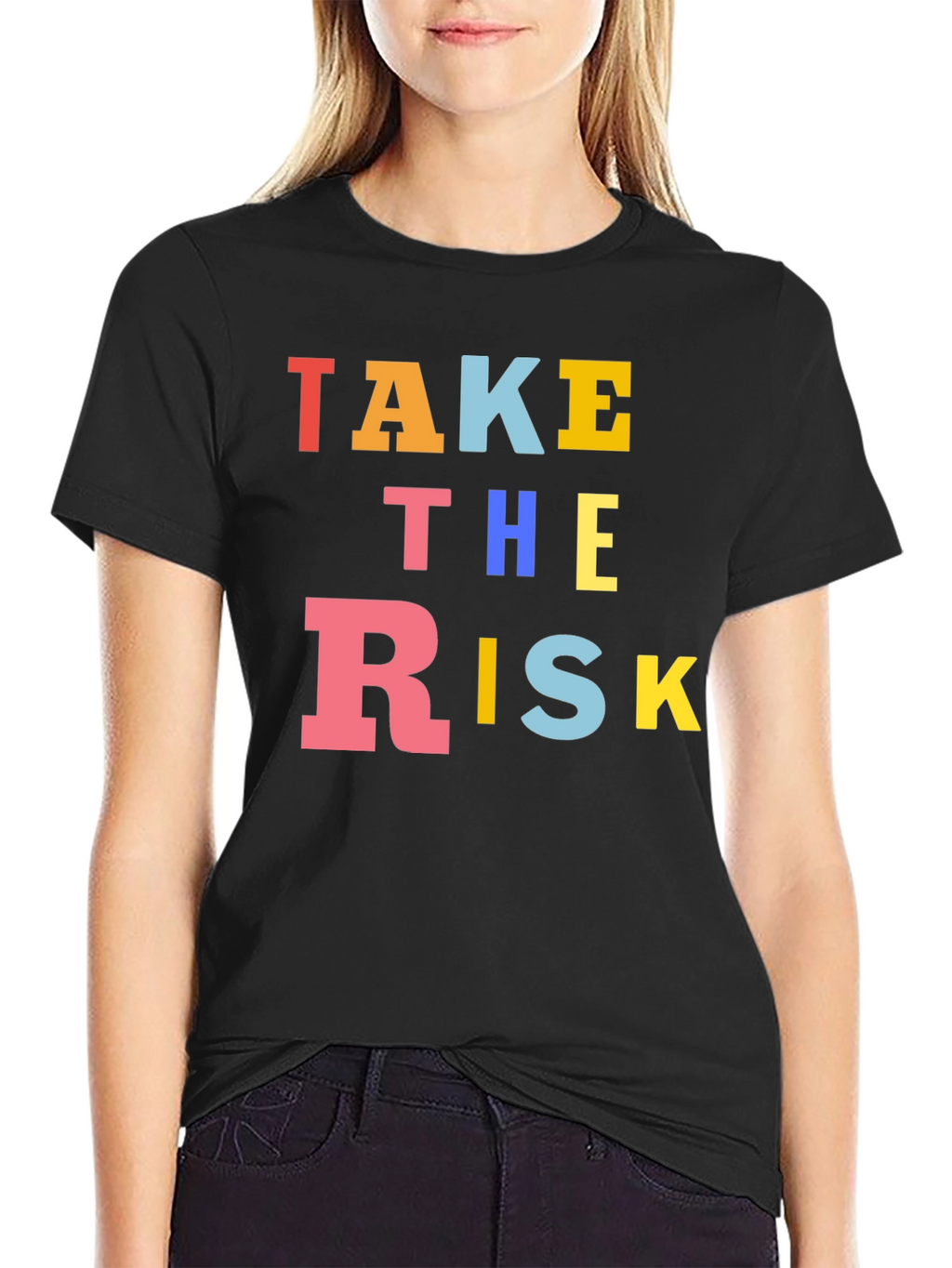 Take The Risk Graphic T-Shirt - Bold Statement Tee