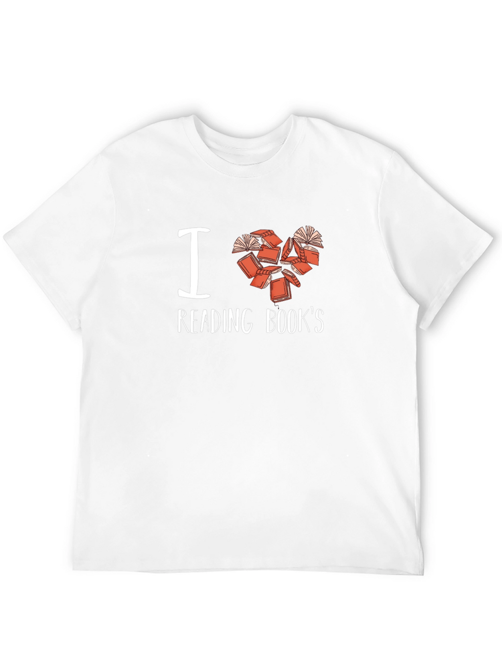 I Love Reading Books Graphic T-Shirt