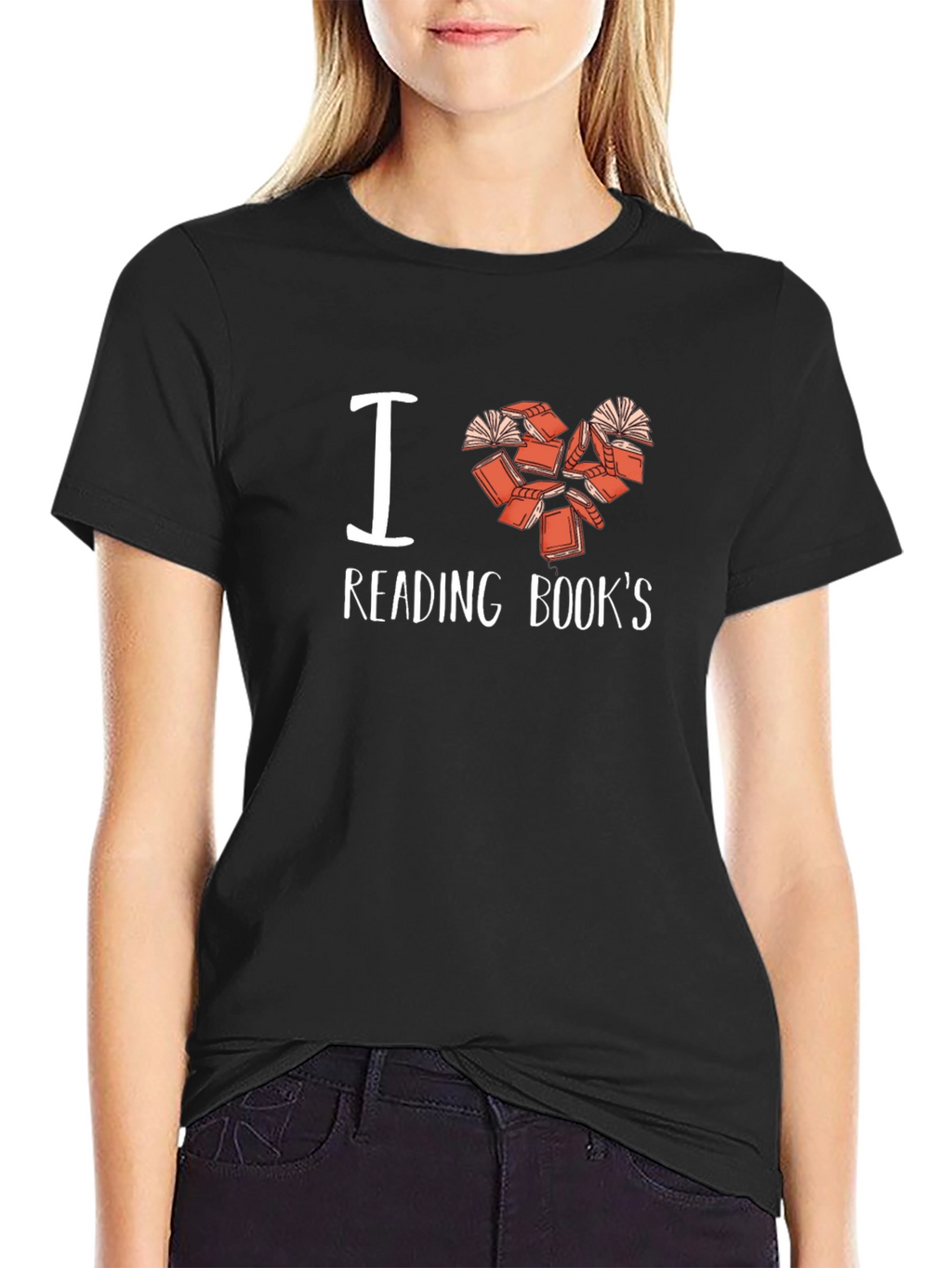 I Love Reading Books Graphic T-Shirt