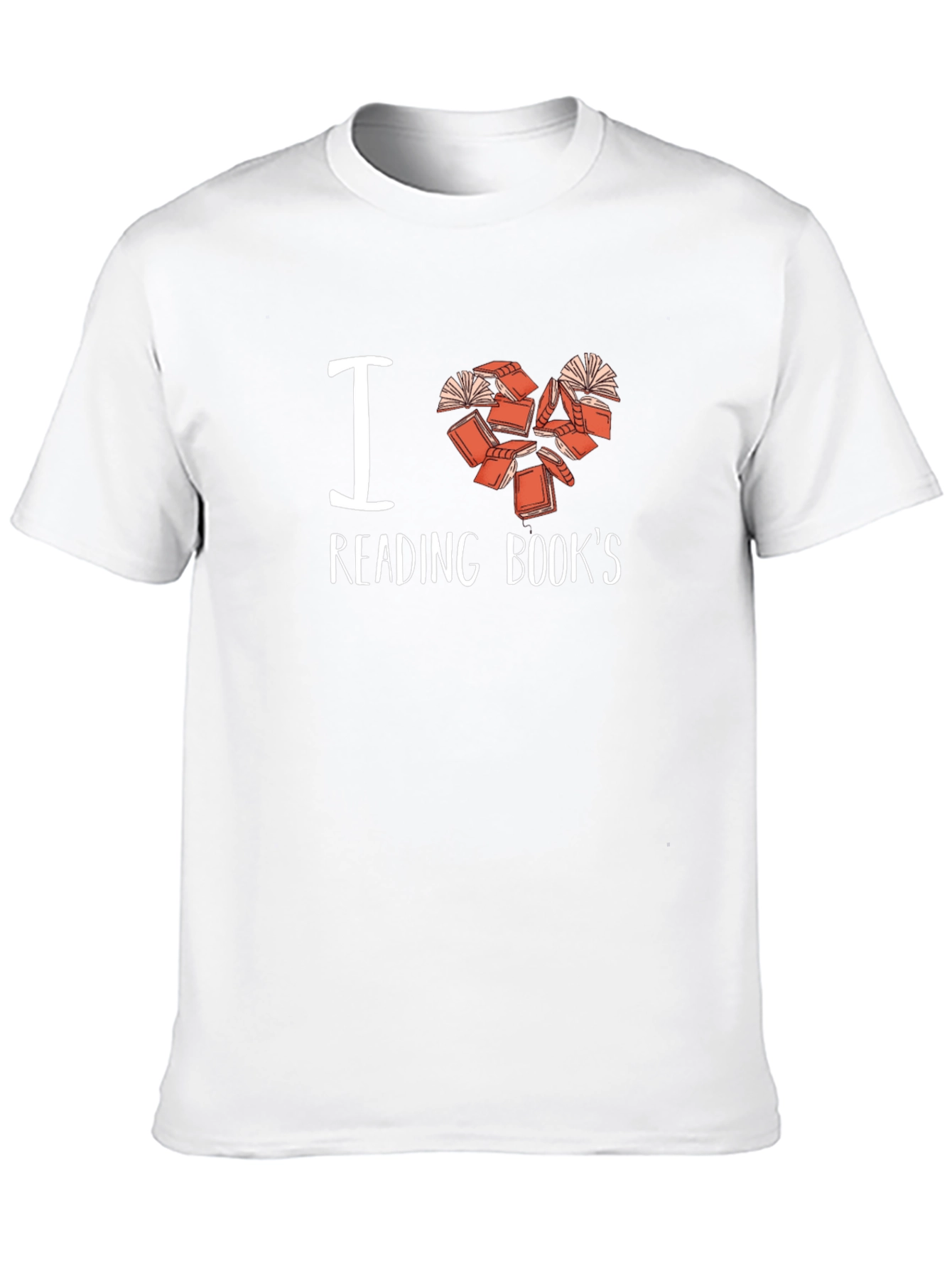 I Love Reading Books Graphic T-Shirt