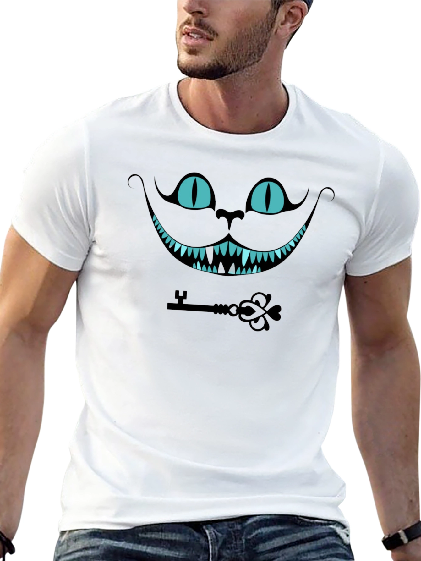 Cheshire Cat Graphic T-Shirt - Alice in Wonderland Tee