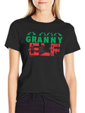Granny Elf T-Shirt: Festive Holiday Apparel