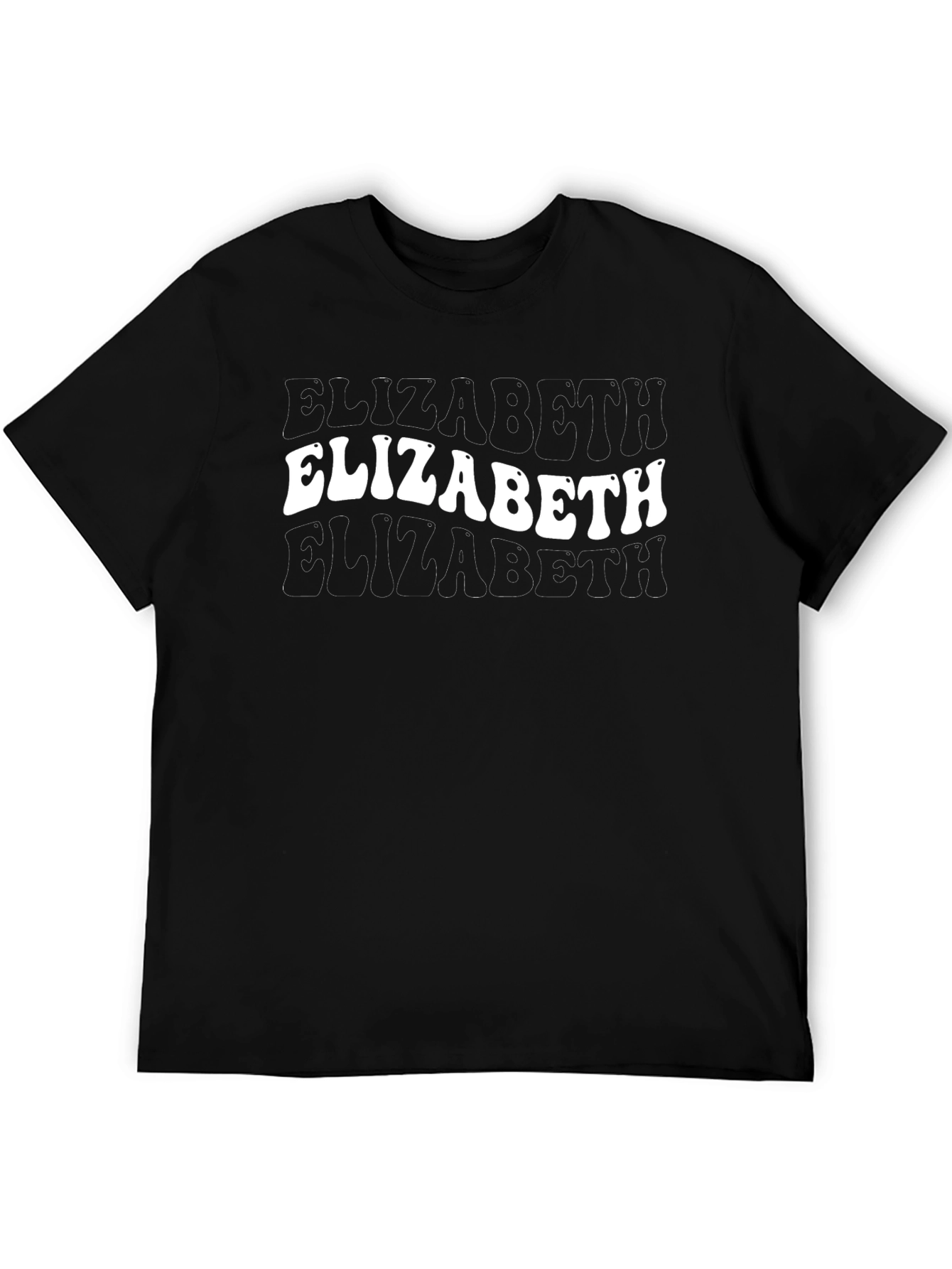 Retro Elizabeth Tee - Trendy Name T-Shirt