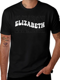 Retro Elizabeth Tee - Trendy Name T-Shirt