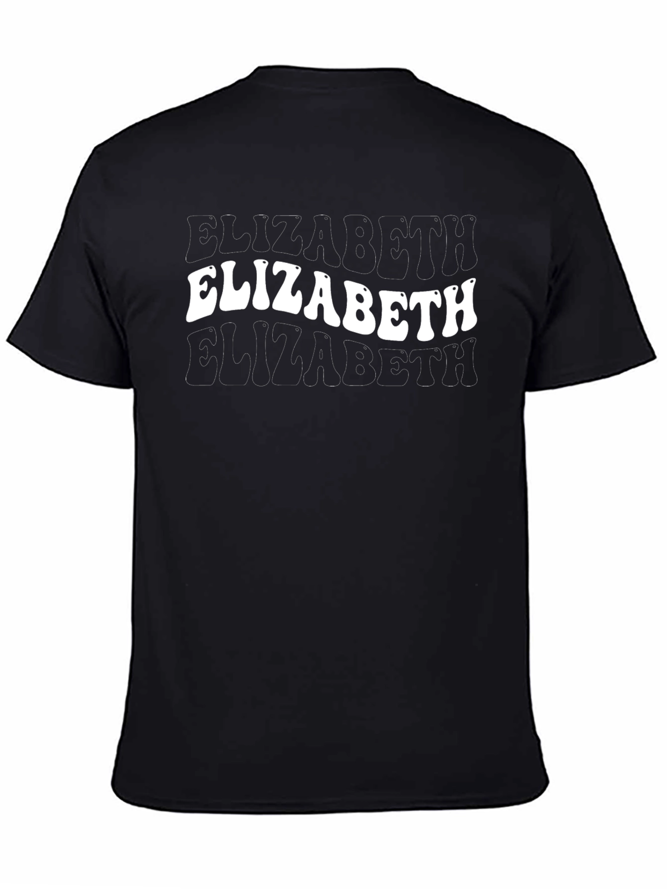 Retro Elizabeth Tee - Trendy Name T-Shirt