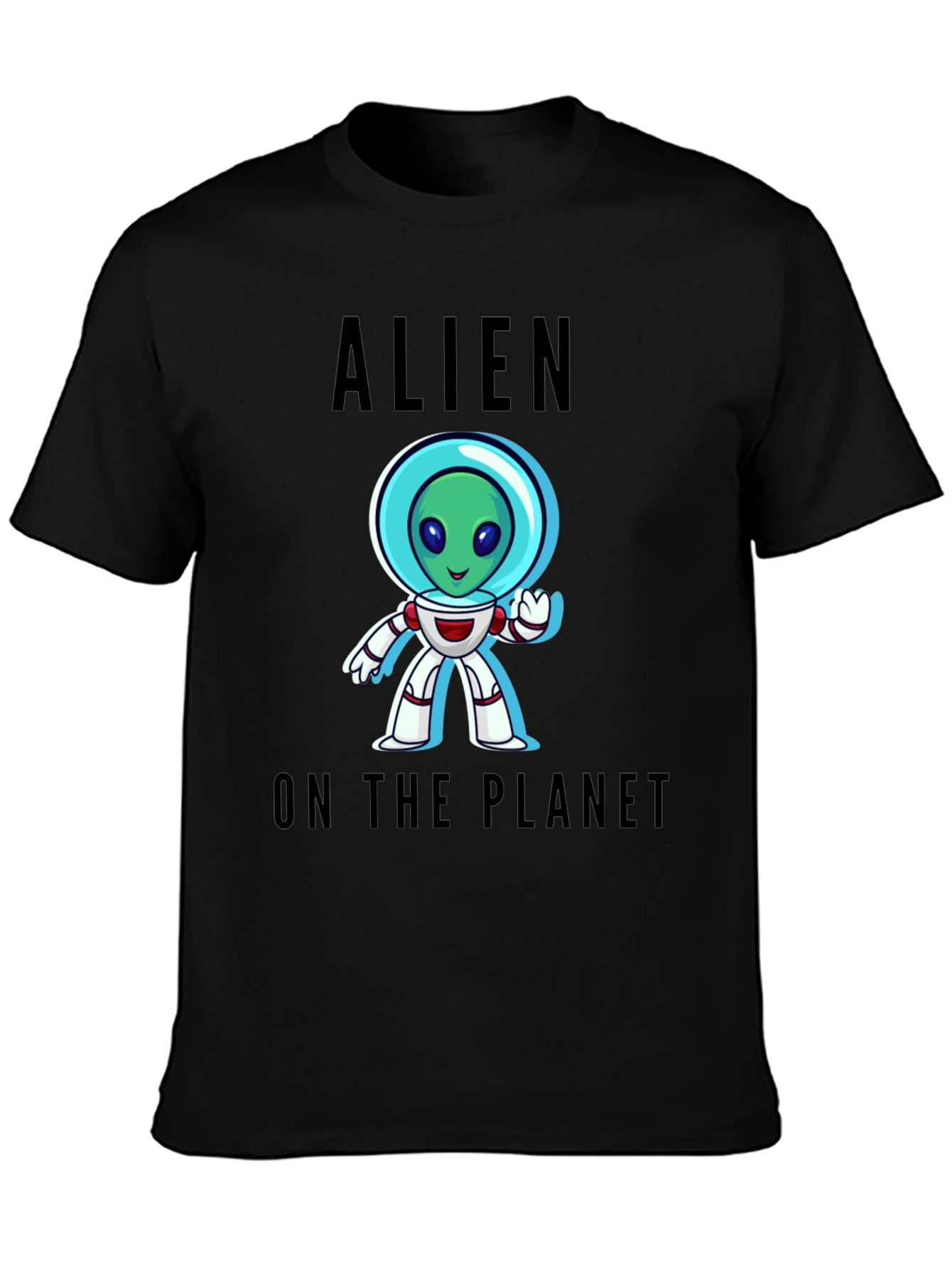 Alien On The Planet Graphic T-Shirt