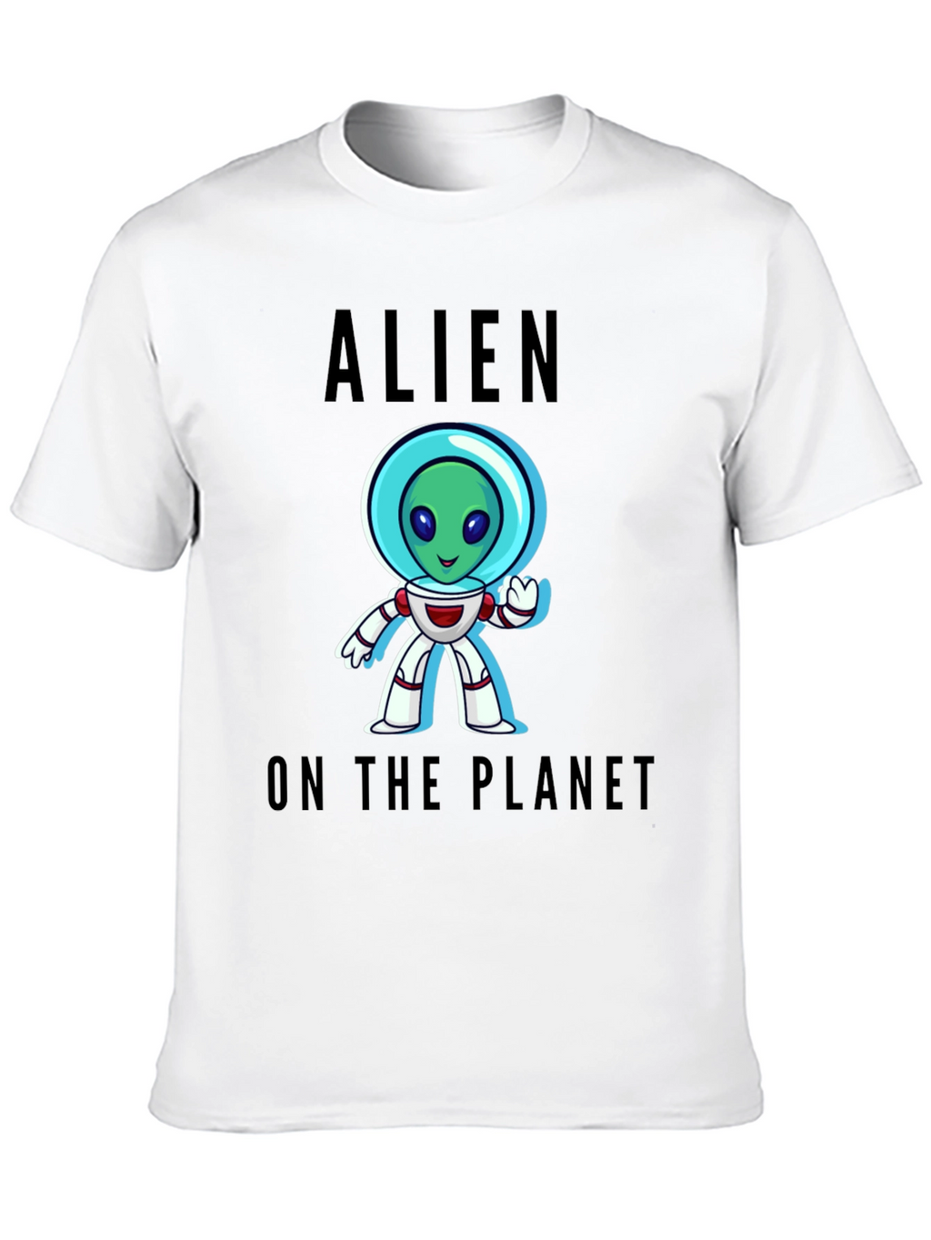 Alien On The Planet Graphic T-Shirt
