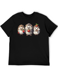 Cute Hedgehog Apple T-Shirt