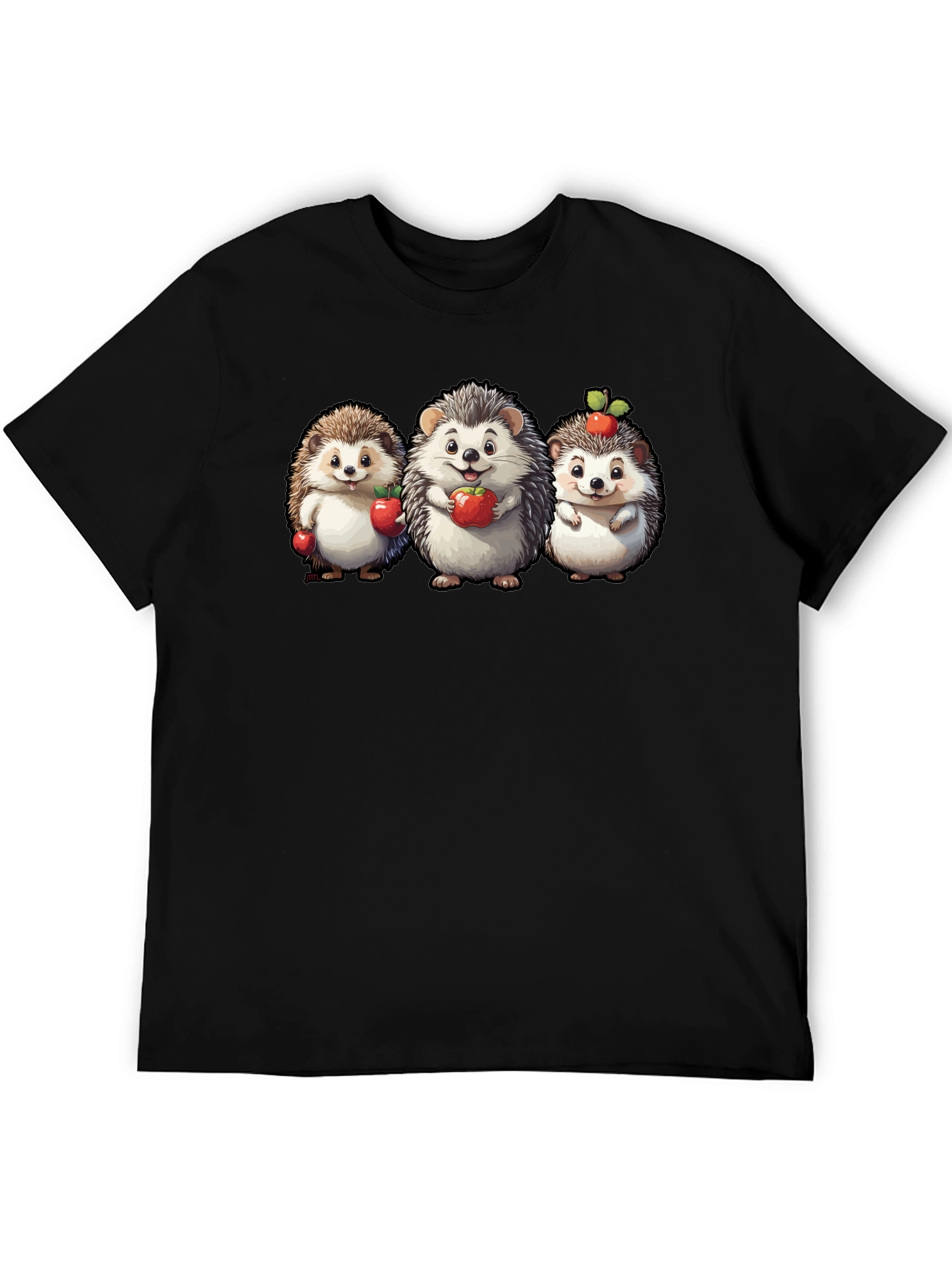 Cute Hedgehog Apple T-Shirt
