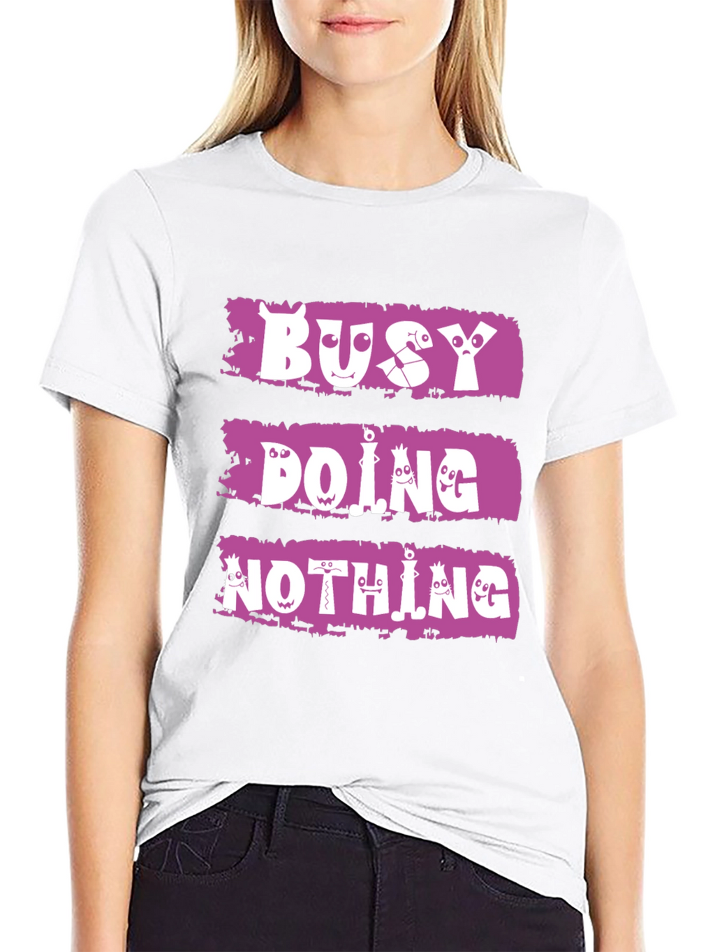 Busy Doing Nothing T-Shirt - Funny Graphic Tee