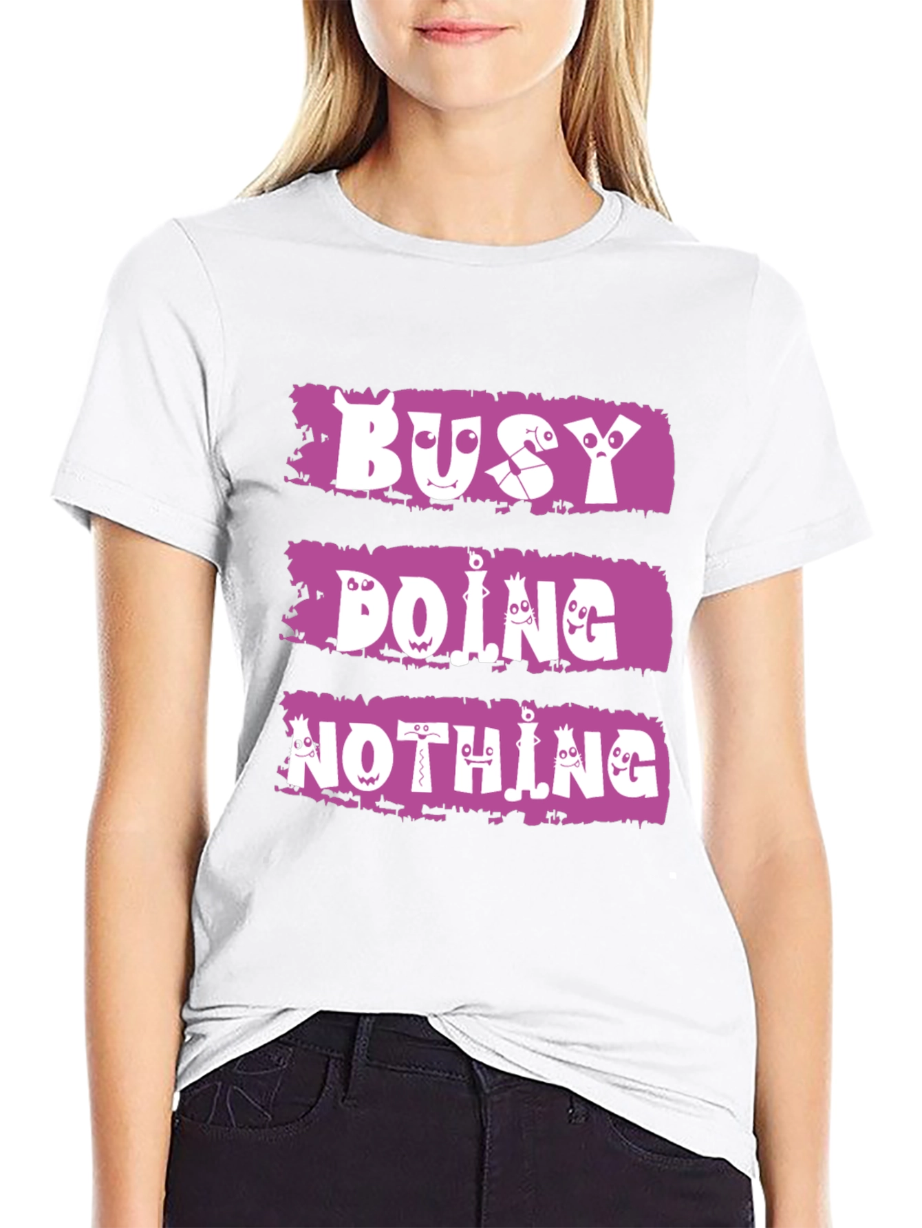 Busy Doing Nothing T-Shirt - Funny Graphic Tee