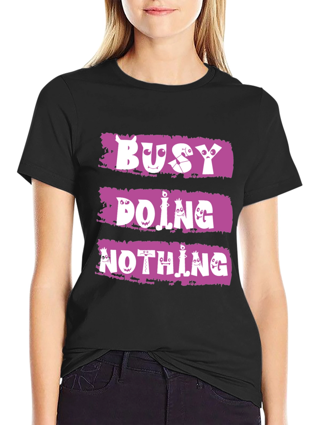 Busy Doing Nothing T-Shirt - Funny Graphic Tee