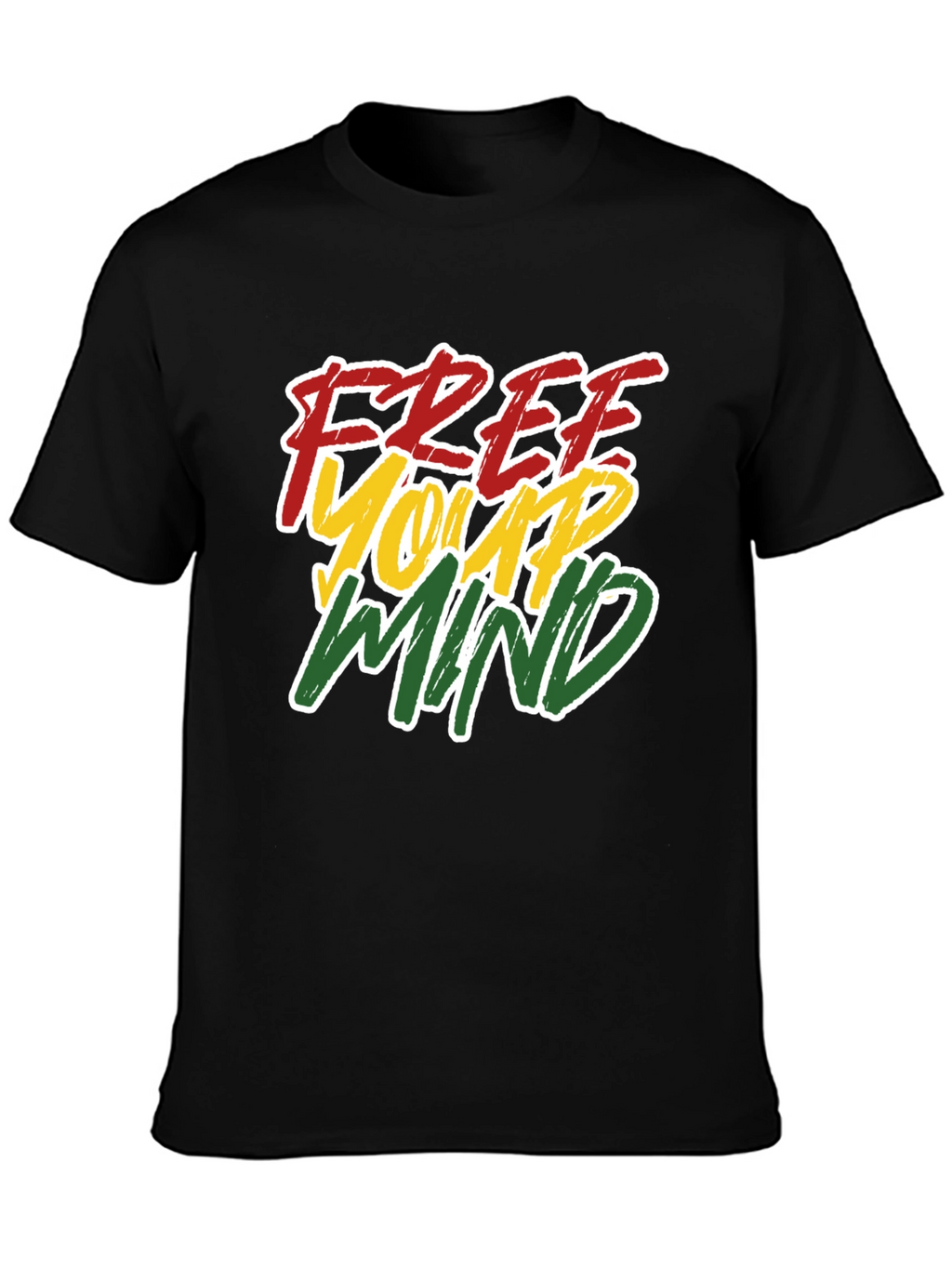 Free Your Mind Black Graphic Tee